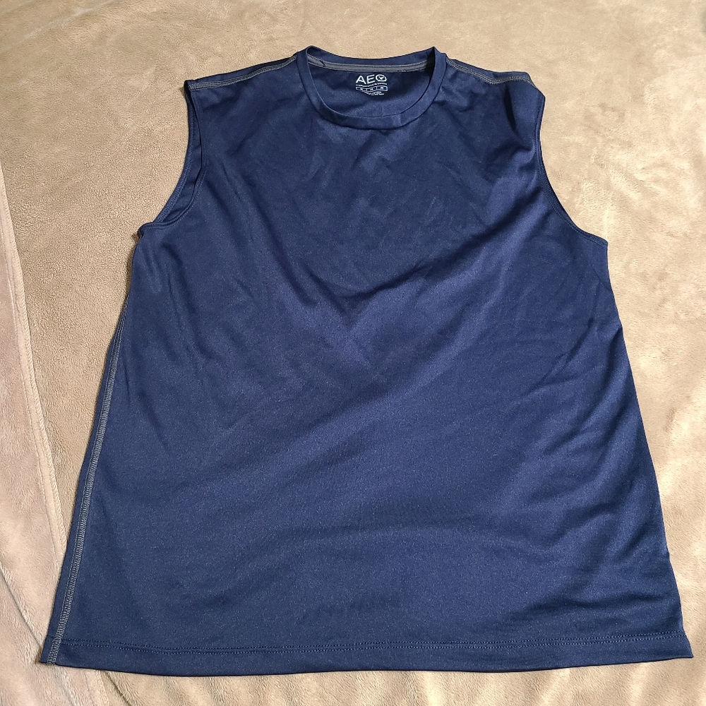 American Eagle Outfitters Mens Medium Navy Blue Sleeveless shirt